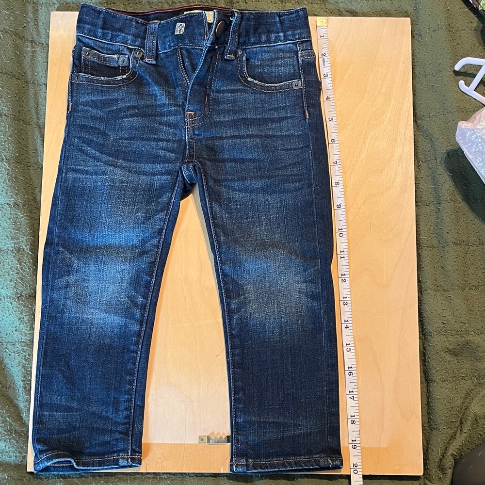 Crew Cuts (J Crew) Toddler Dark Skinny Jeans